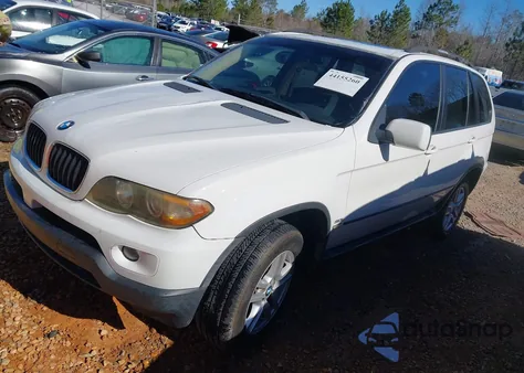 2005 BMW X5 3.0I z USA, uszkodzony, nr VIN 5UXFA13515LY13422